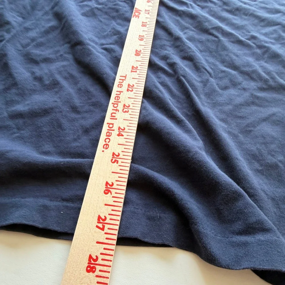 Polo Ralph Lauren Mens Pocket‎ T-Shirt XL Navy Blue Classic Fit Red Pony Logo